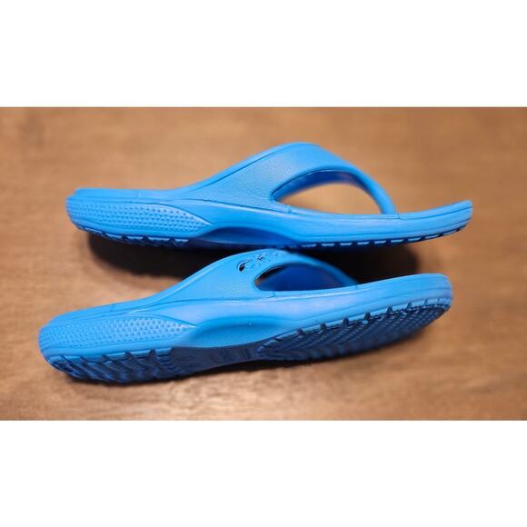 Crocs Baya II Women Size 6 Men 8 Blue Shoes Sandal Flip Flop Slides Open Toe - Picture 4 of 10